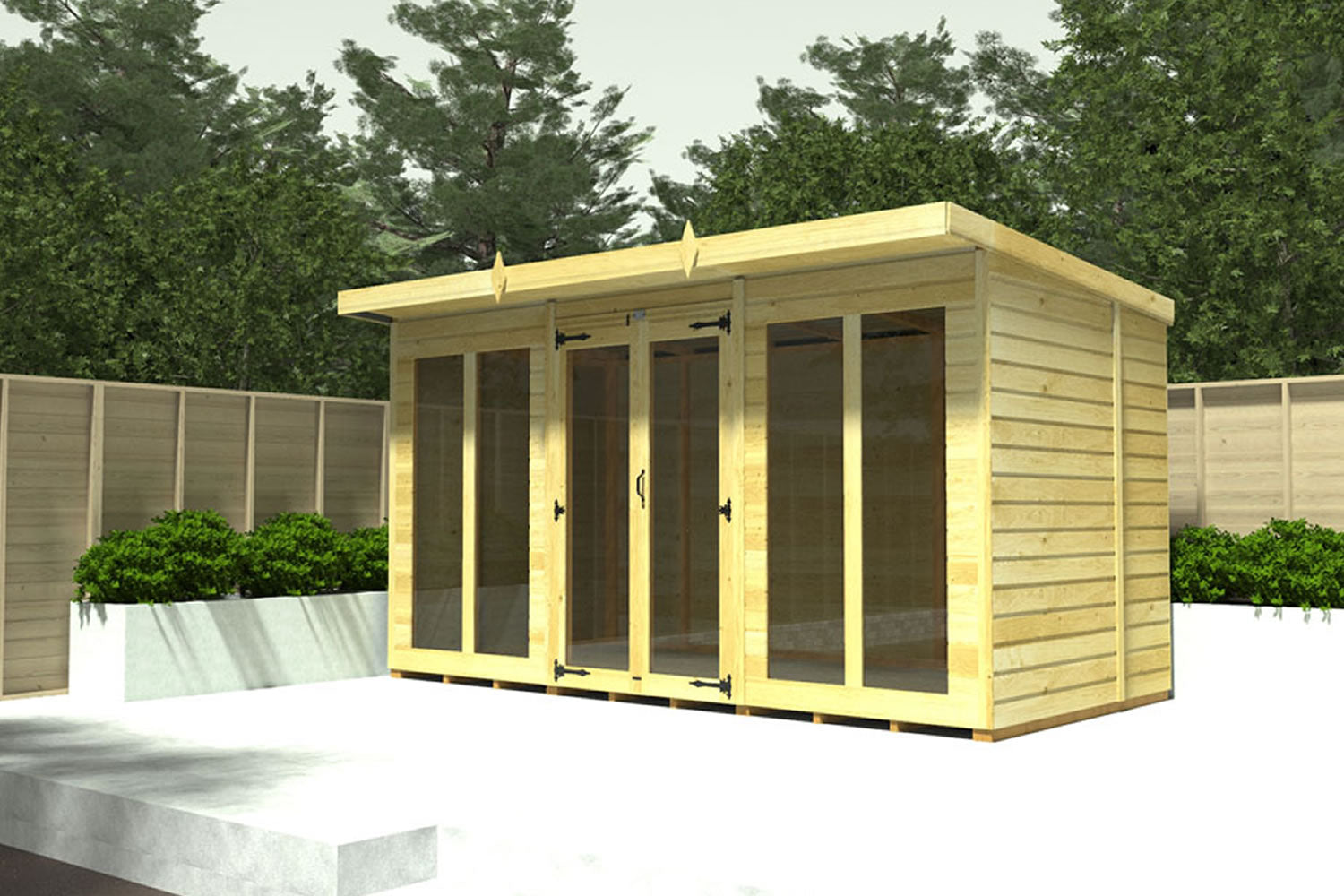 Pent Summer Houses