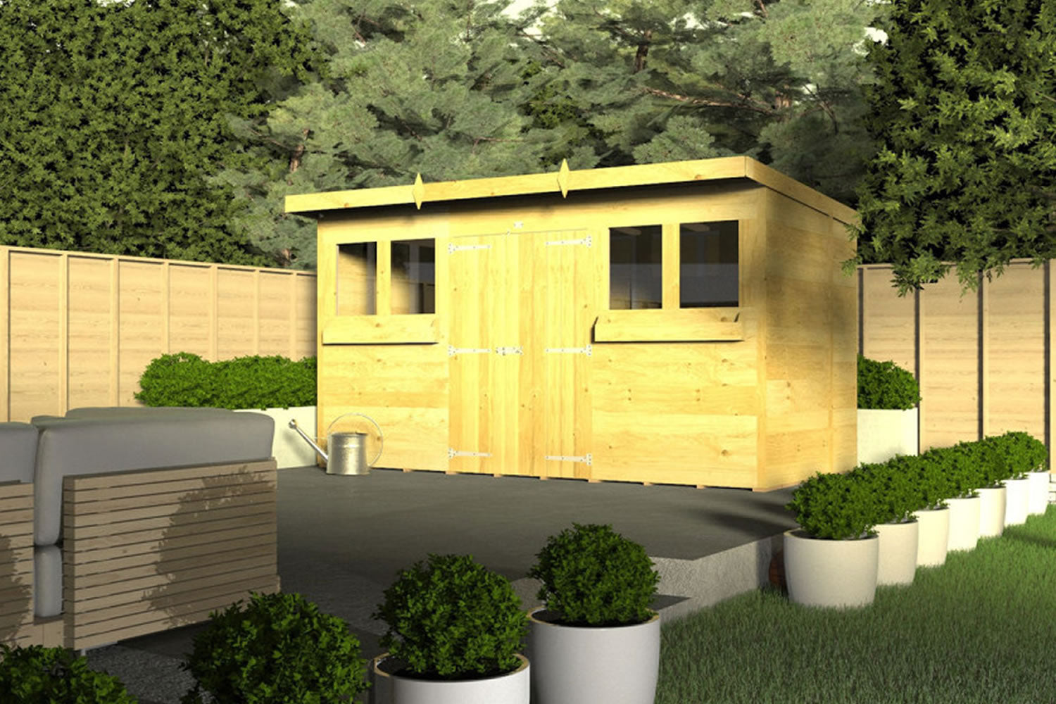 Pent Summer Sheds