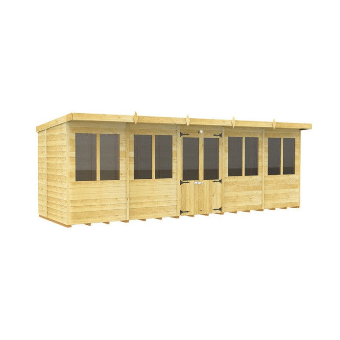 8ft x 20ft Pent Summer House
