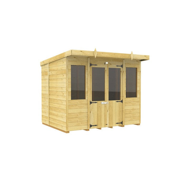 8ft x 8ft Pent Summer House