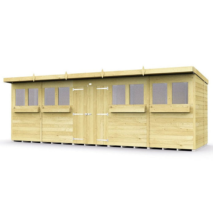 20ft x 6ft Pent Summer Shed