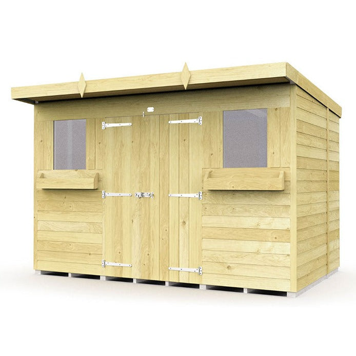 10ft x 6ft Pent Summer Shed