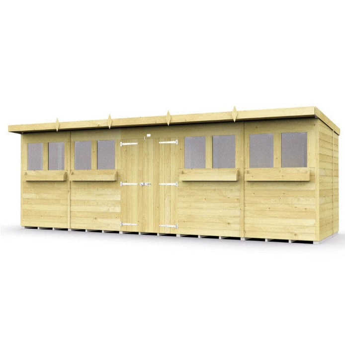 20ft x 8ft Pent Summer Shed