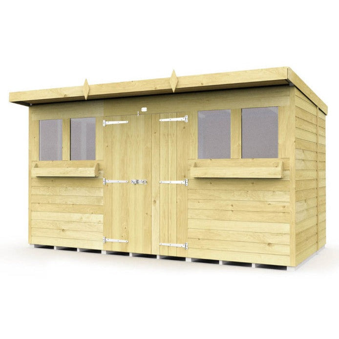 12ft x 5ft Pent Summer Shed