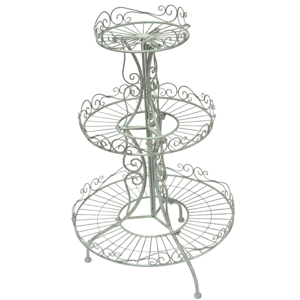 Ascalon Wirework Plant Stand - 'Green'
