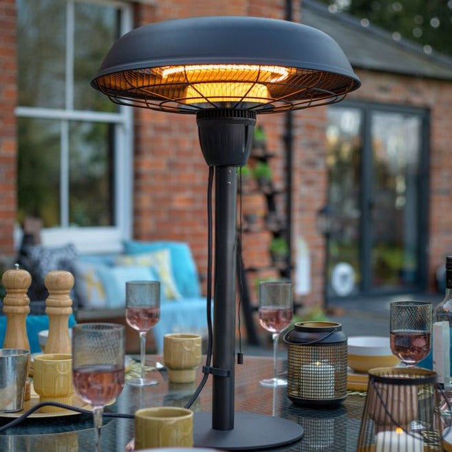 La Hacienda Industrial Table Top Heater Garden Wildlife