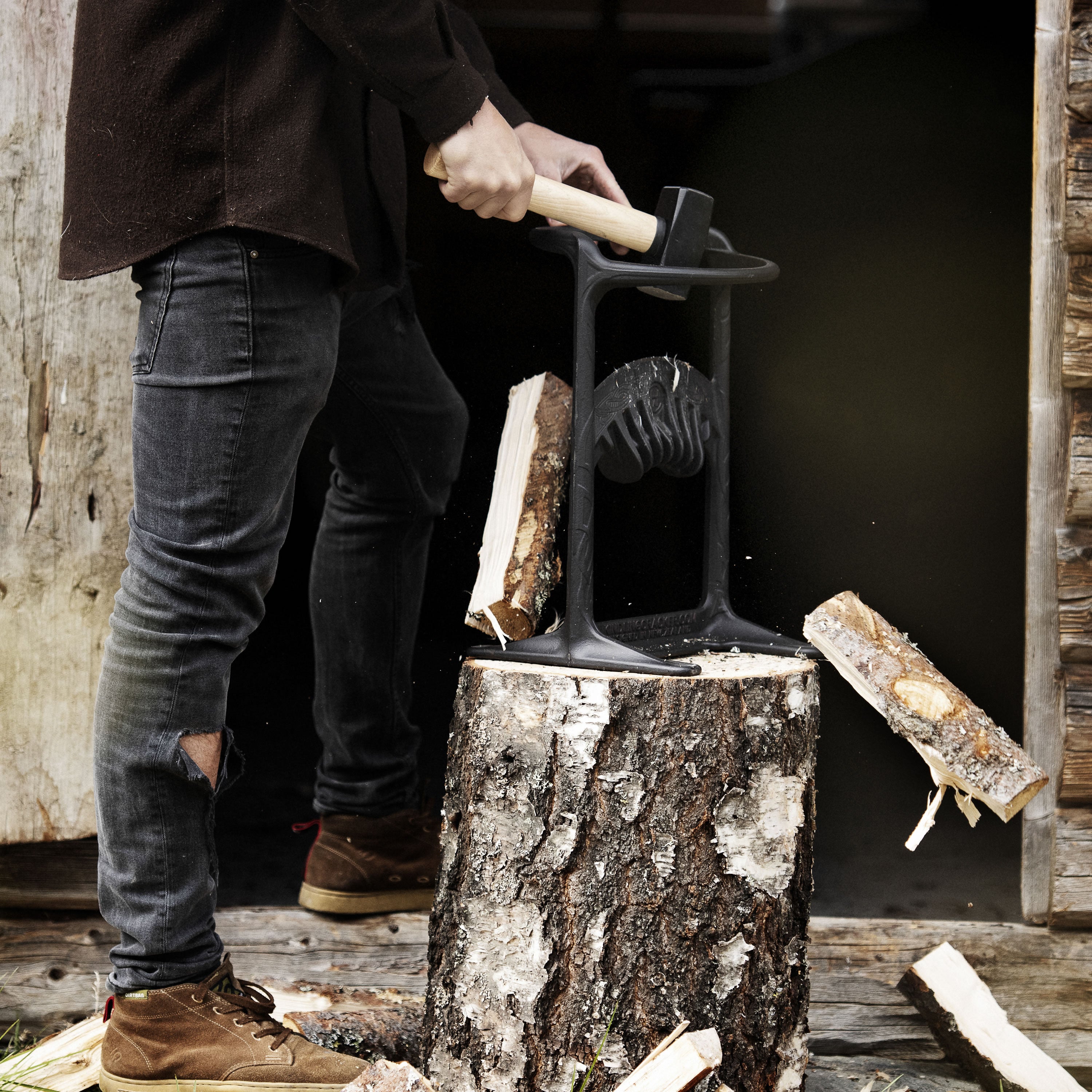 Kindling Cracker King Log Splitter - Garden Wildlife