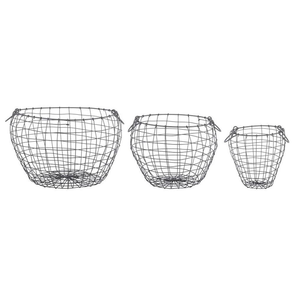 Wire Baskets 3Pack Garden Wildlife