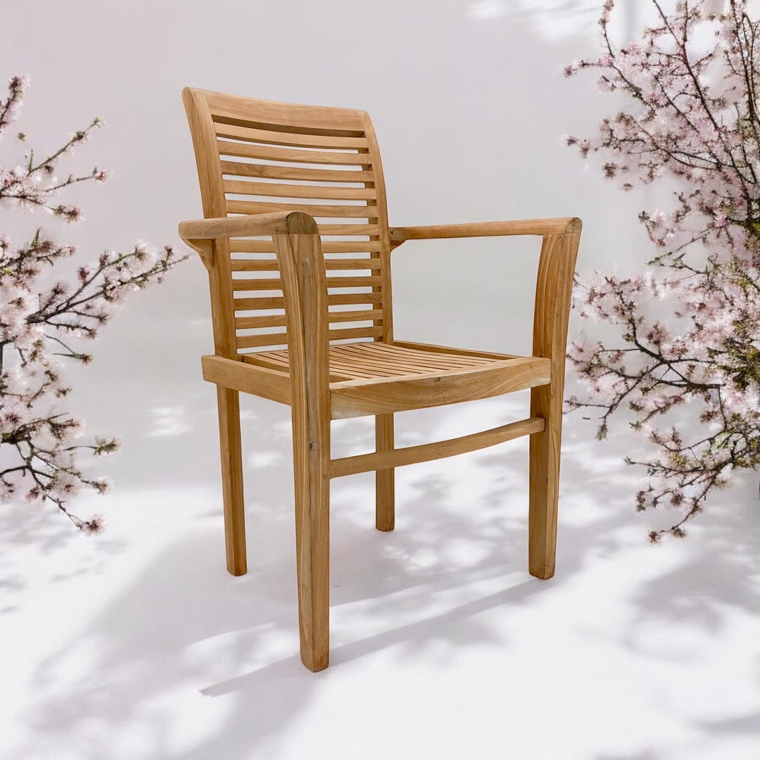 Minster Stacking Scroll Back Chair