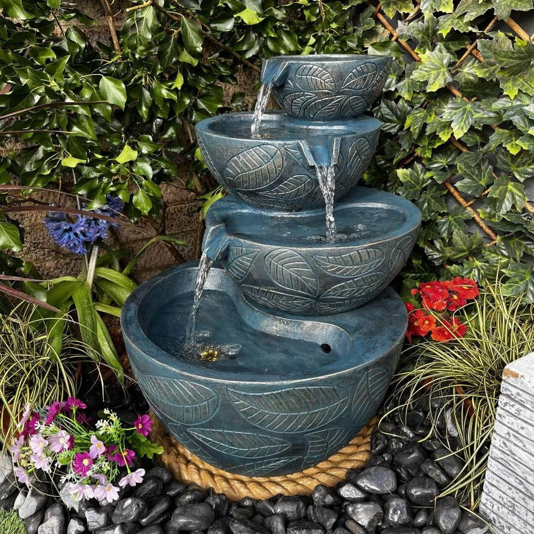 Tranquility Golden Leaf Water Feature