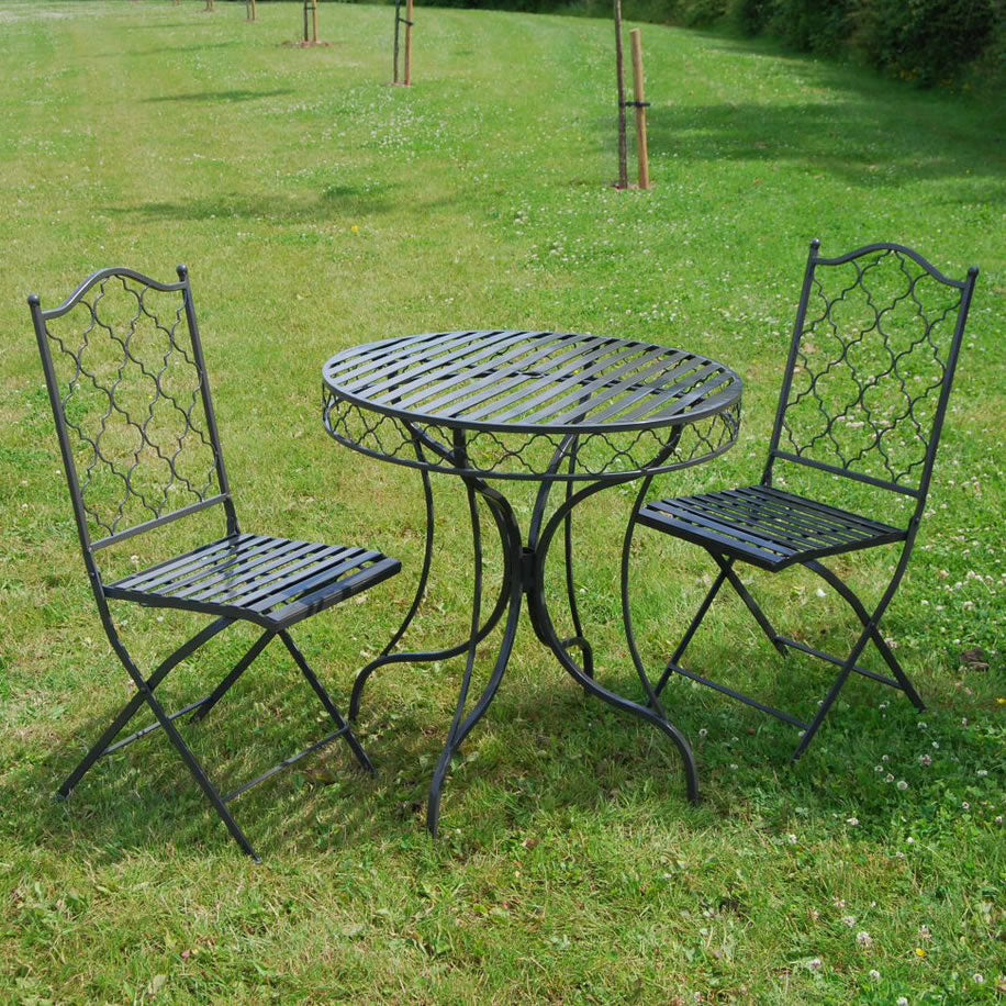 Ascalon Marrakech 3 Piece Bistro Set - 'Umber Grey'