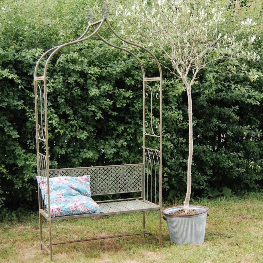 Ascalon Marlborough Arbour - 'Antique Blue Rust'