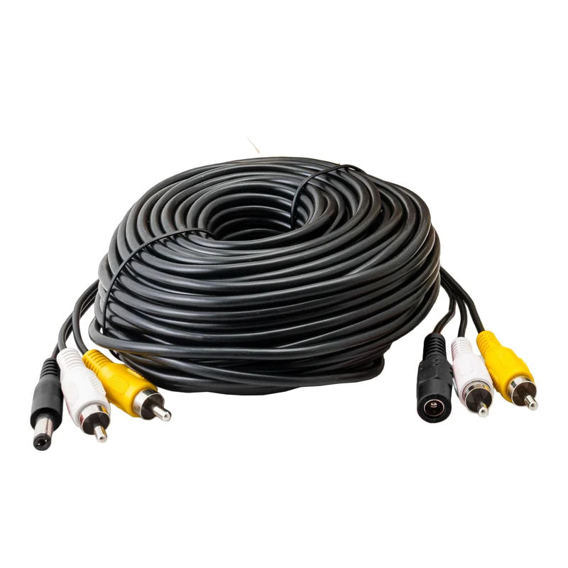Green Feathers RCA Power Video Audio Cable