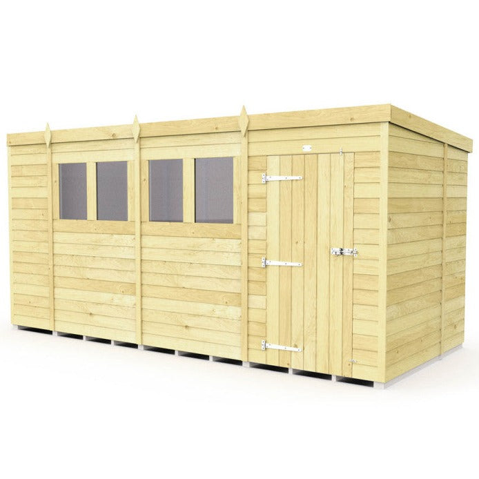 15ft x 7ft Pent Shed