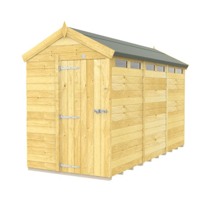 5ft x 12ft Apex Security Shed