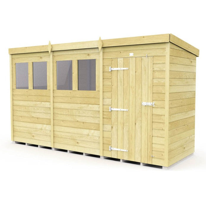12ft x 4ft Pent Shed