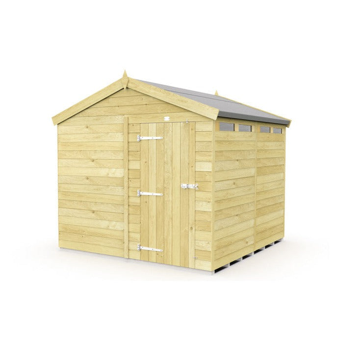 8ft x 8ft Apex Security Shed