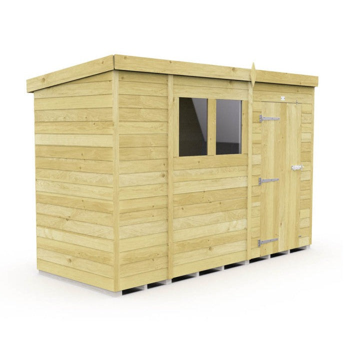 10ft x 4ft Pent Shed