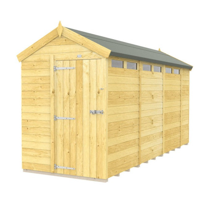 5ft x 14ft Apex Security Shed