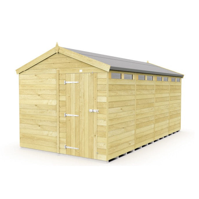 8ft x 16ft Apex Security Shed