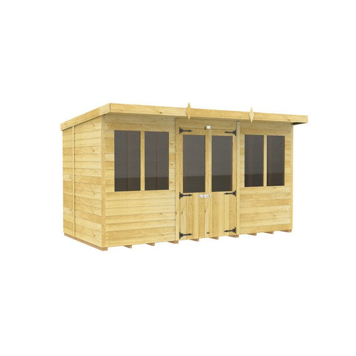 6ft x 12ft Pent Summer House