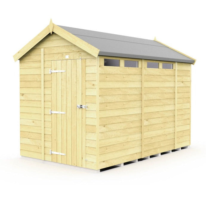 6ft x 10ft Apex Security Shed