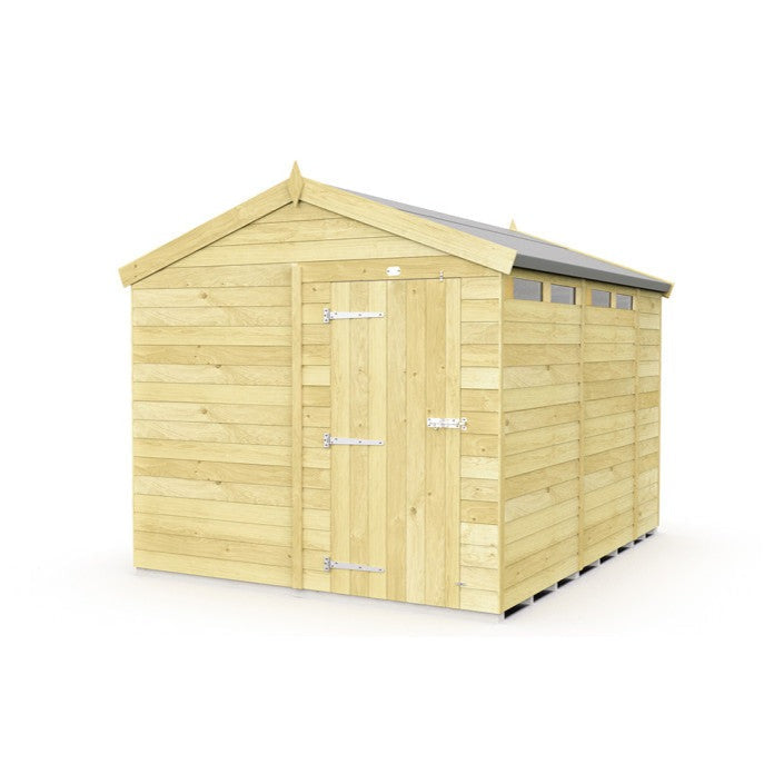 8ft x 10ft Apex Security Shed