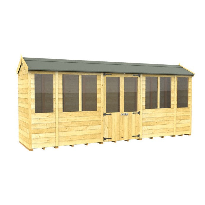 4ft x 16ft Apex Summer House