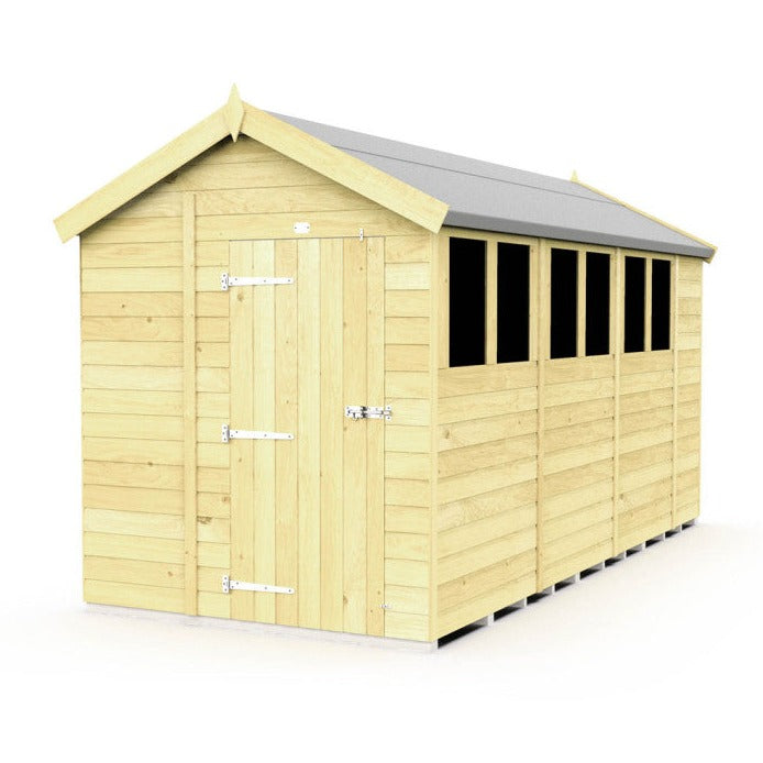 6ft x 15ft Apex Shed