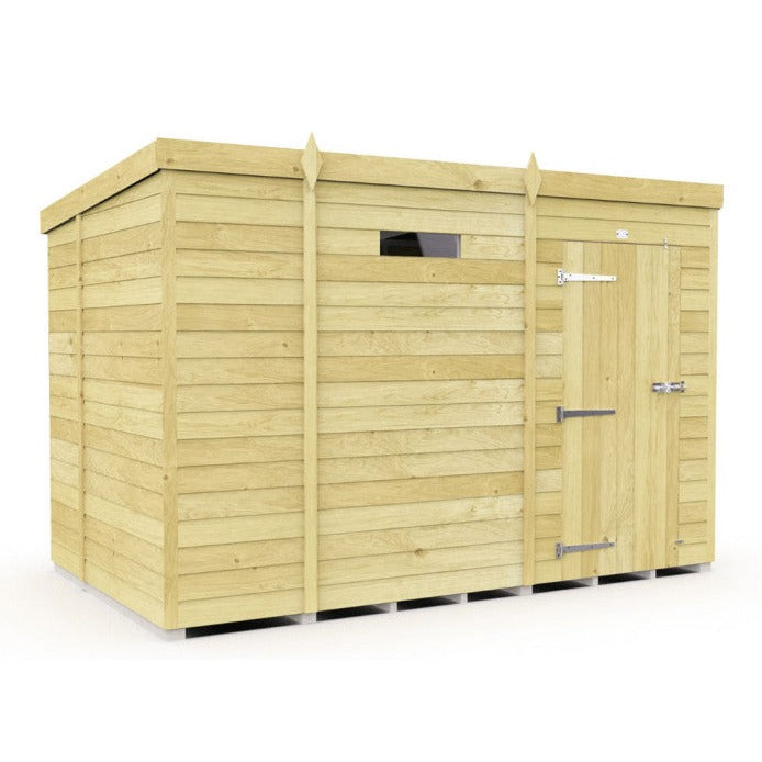 9ft x 7ft Pent Security Shed