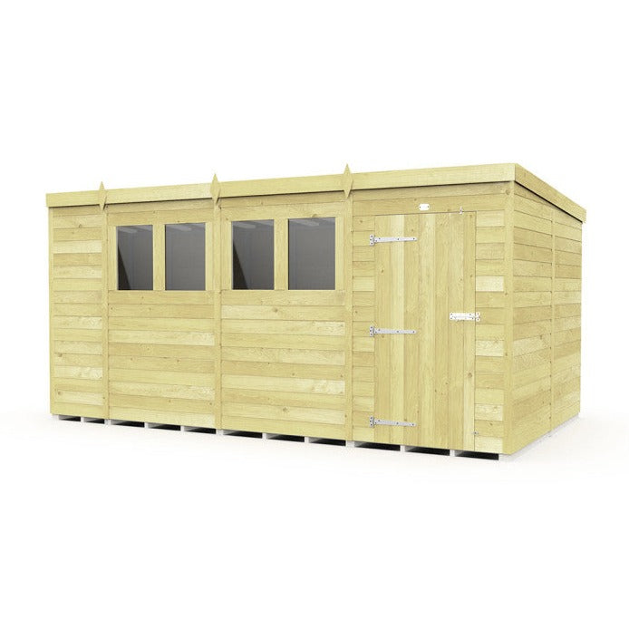 14ft x 8ft Pent Shed