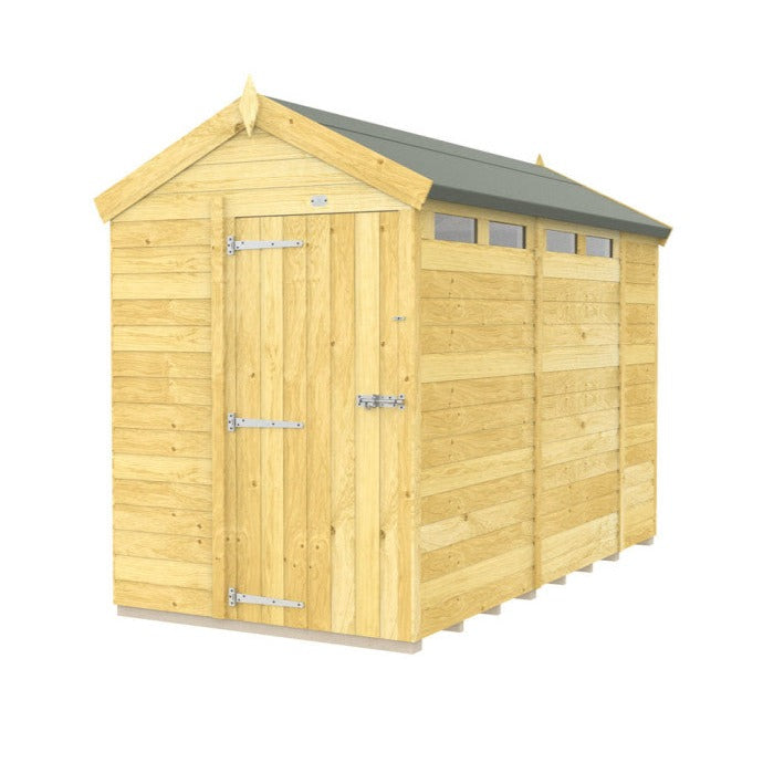 5ft x 10ft Apex Security Shed