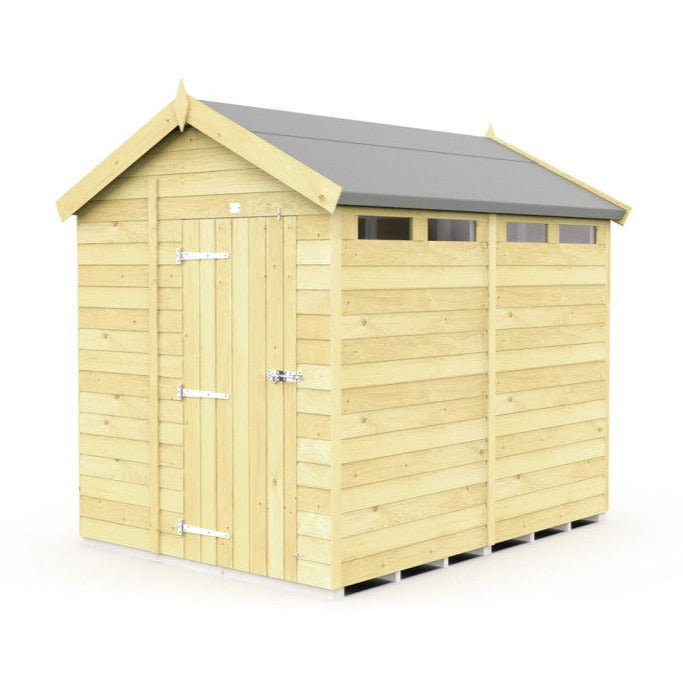 6ft x 8ft Apex Security Shed