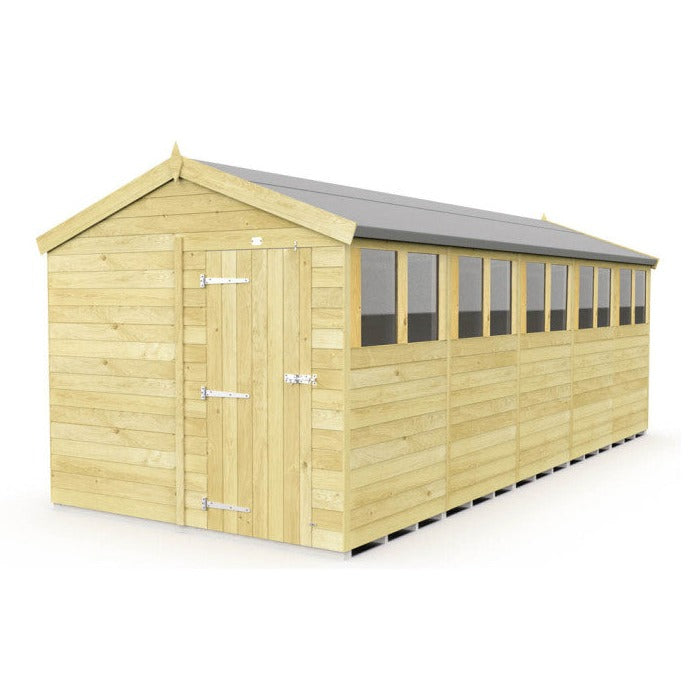 8ft x 20ft Apex Shed