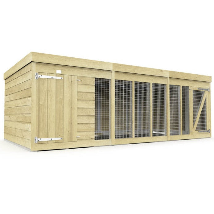 12ft x 6ft Dog Kennel and Run