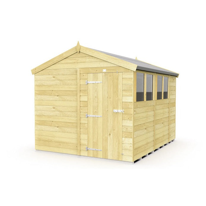 8ft x 10ft Apex Shed