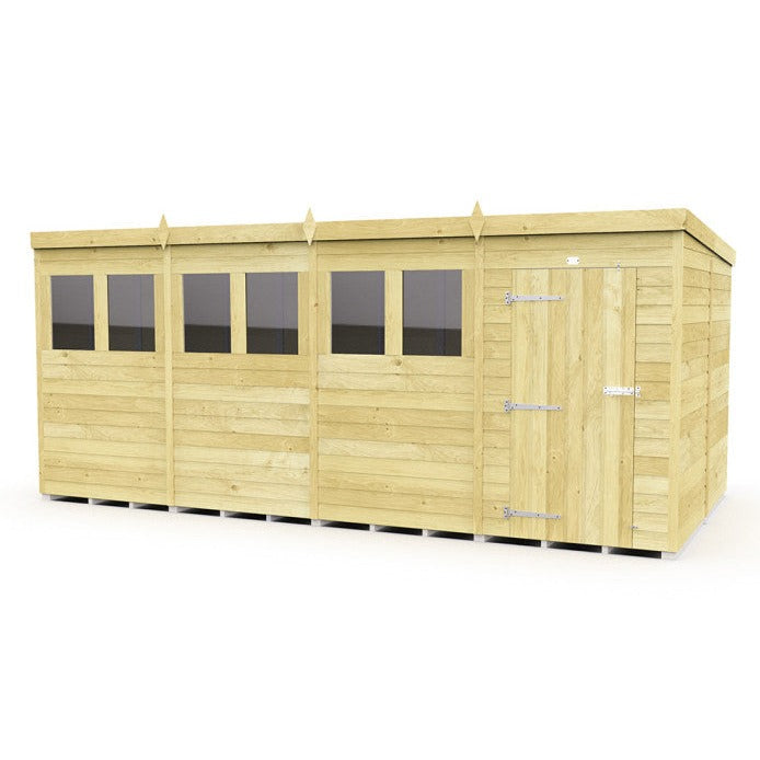 16ft x 8ft Pent Shed