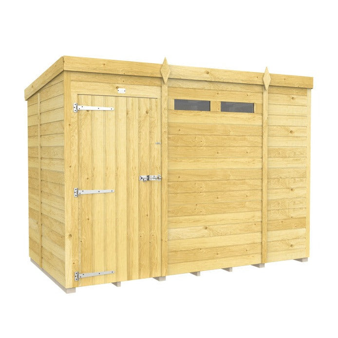 9ft x 5ft Pent Security Shed
