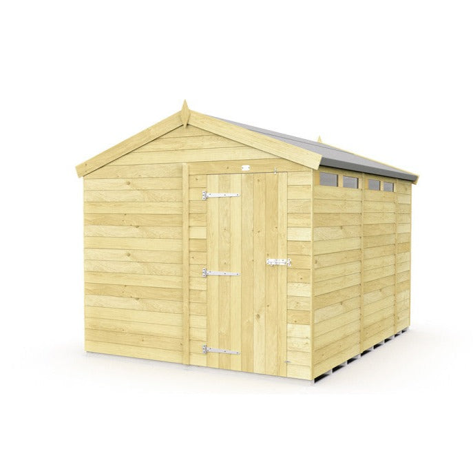 8ft x 11ft Apex Security Shed