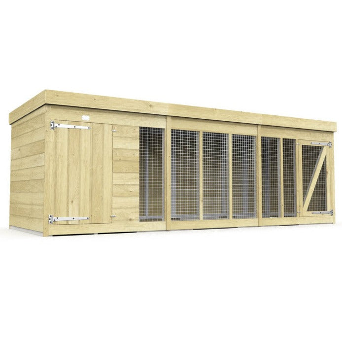 12ft x 4ft Dog Kennel and Run
