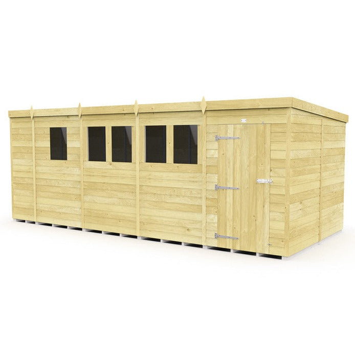 17ft x 8ft Pent Shed