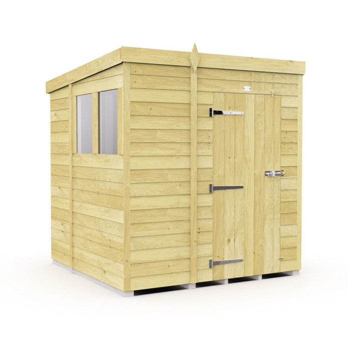 7ft x 6ft Pent Shed