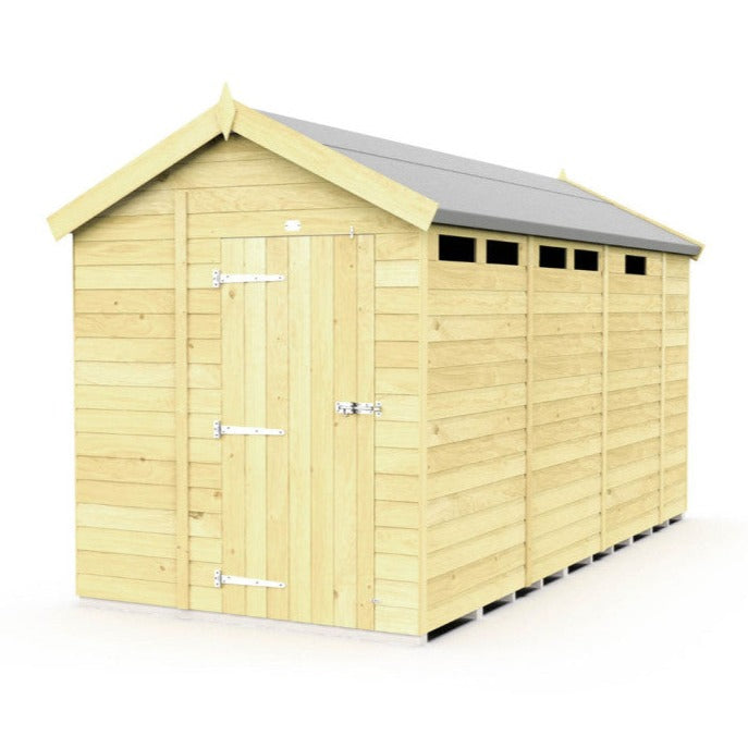 6ft x 13ft Apex Security Shed