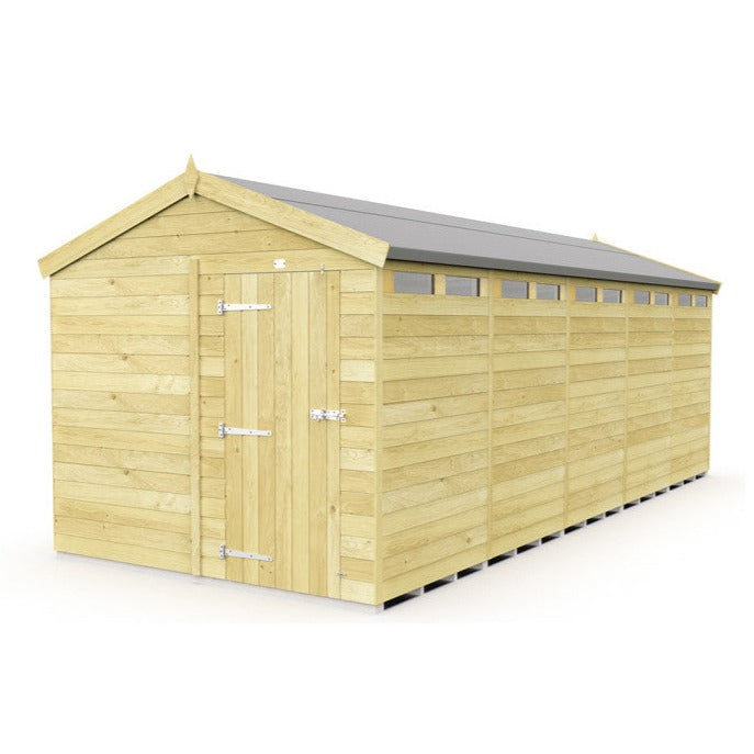 8ft x 20ft Apex Security Shed