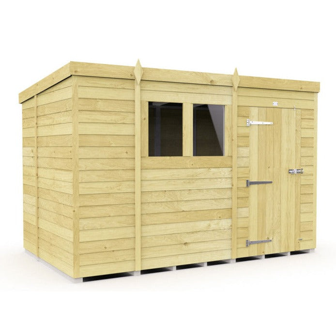 11ft x 6ft Pent Shed