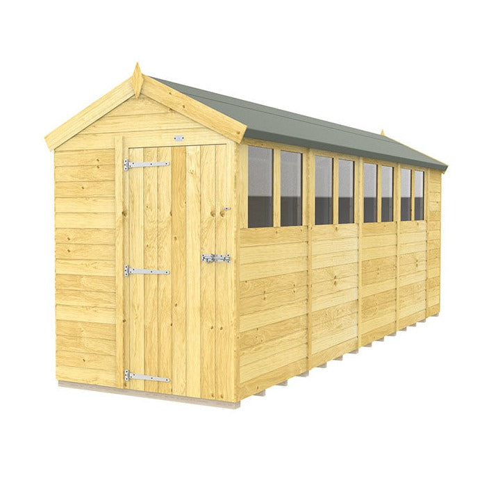 5ft x 18ft Apex Shed - Garden Wildlife