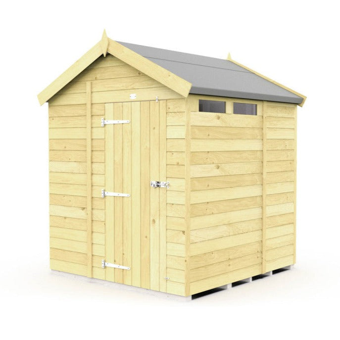 6ft x 6ft Apex Security Shed