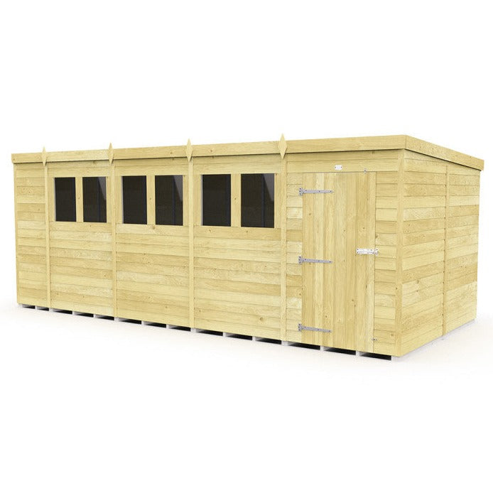 18ft x 8ft Pent Shed