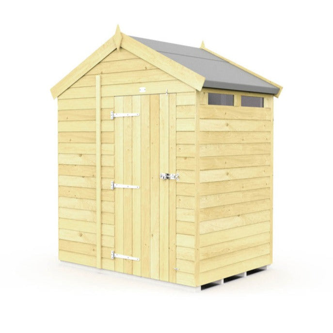 7ft x 4ft Apex Security Shed