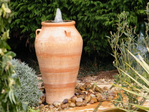 Pithos Cretan Terracotta Pot Water Feature